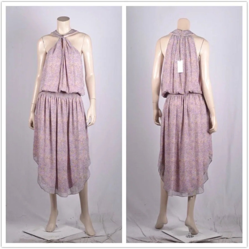 Ramy Brook NWT Halter Paisley Print Dress